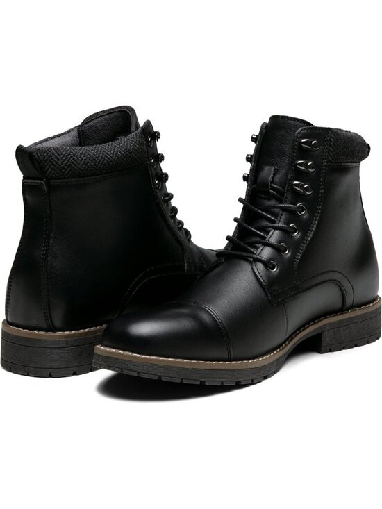 Men\'s Black Casual Chukka Boots Motorcycle Wear hiking main image 4